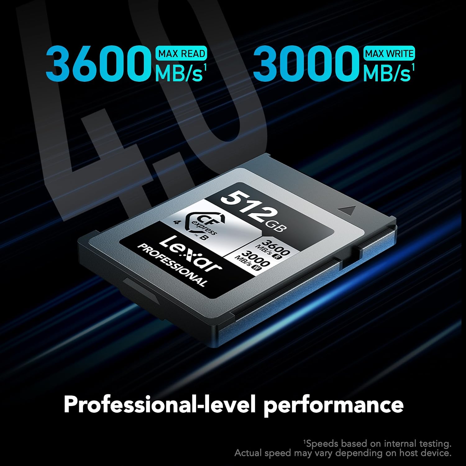 Detalle 2 de Lexar CFexpress Type B memory card 512GB