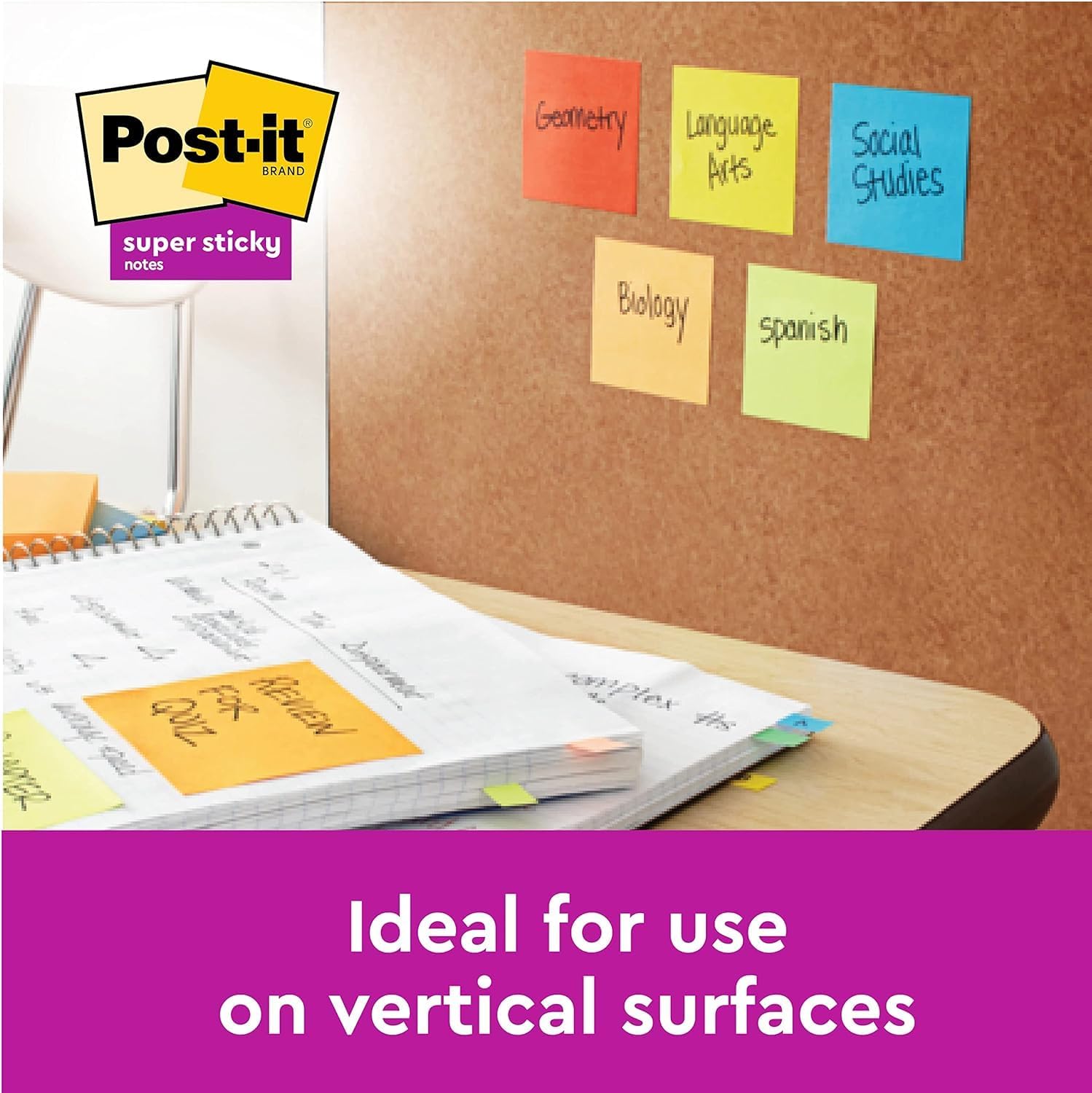 Thumbnail 4 de Post-it Super Sticky Notes 2160 Sheets – Value Pack (24 Pads) 76 mm x 76 mm