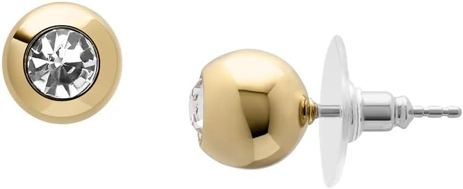 Thumbnail 5 de Fossil Damen-Ohrringe aus Messing mit Ohrsteckerverschluss – goldfarben poliert