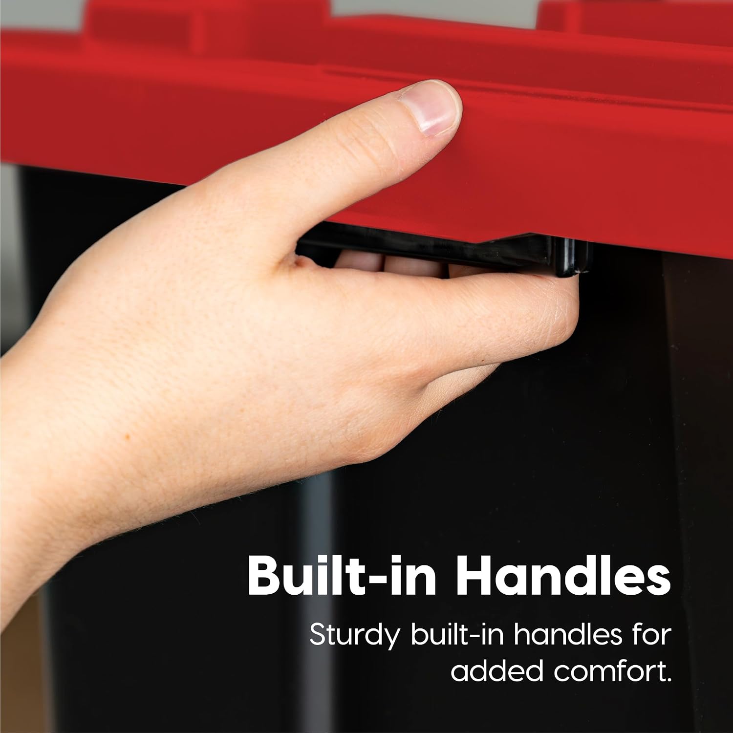 Thumbnail 6 de IRIS USA 4-Pack 27 Gallon Storage Bins with Lids