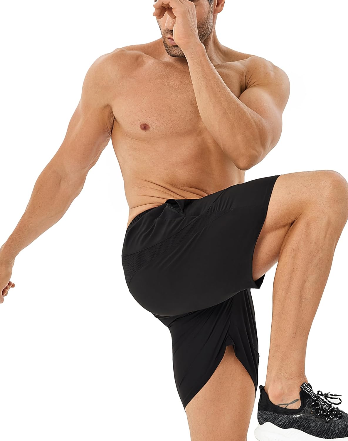 Thumbnail 1 de HOPLYNN 2er Pack Sporthose Herren Kurz – Reißverschlusstaschen, Schnell Trocknend