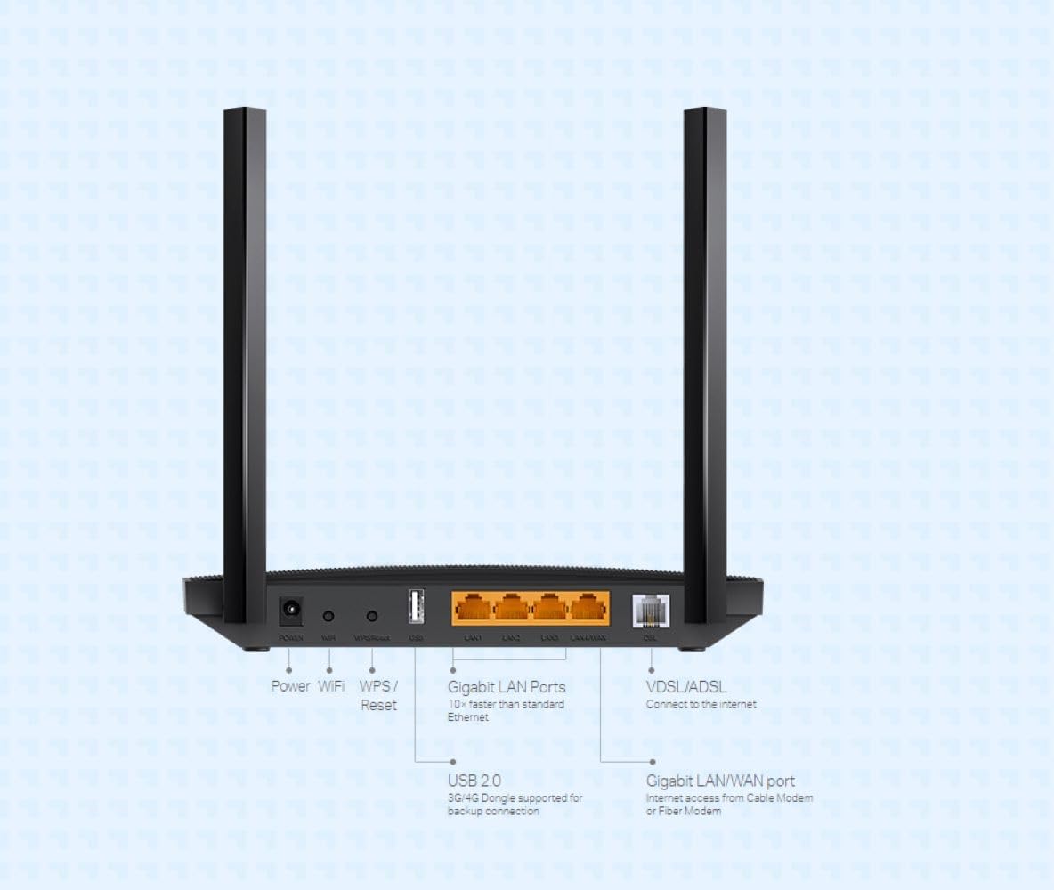 Thumbnail 6 de TP-Link Archer VR400 AC1200 router