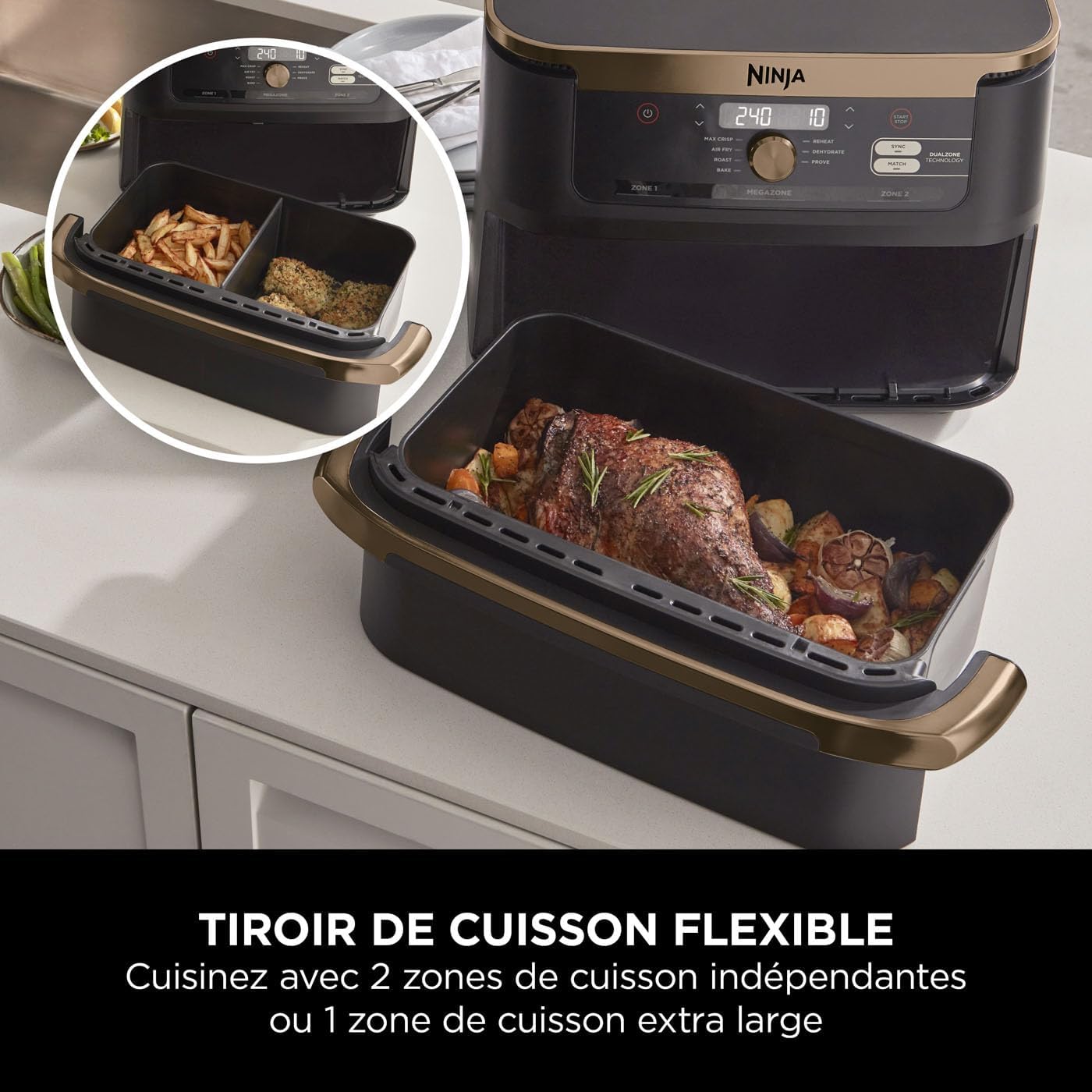 Detalle de Ninja AF500EUCP friteuse 10,4 L
