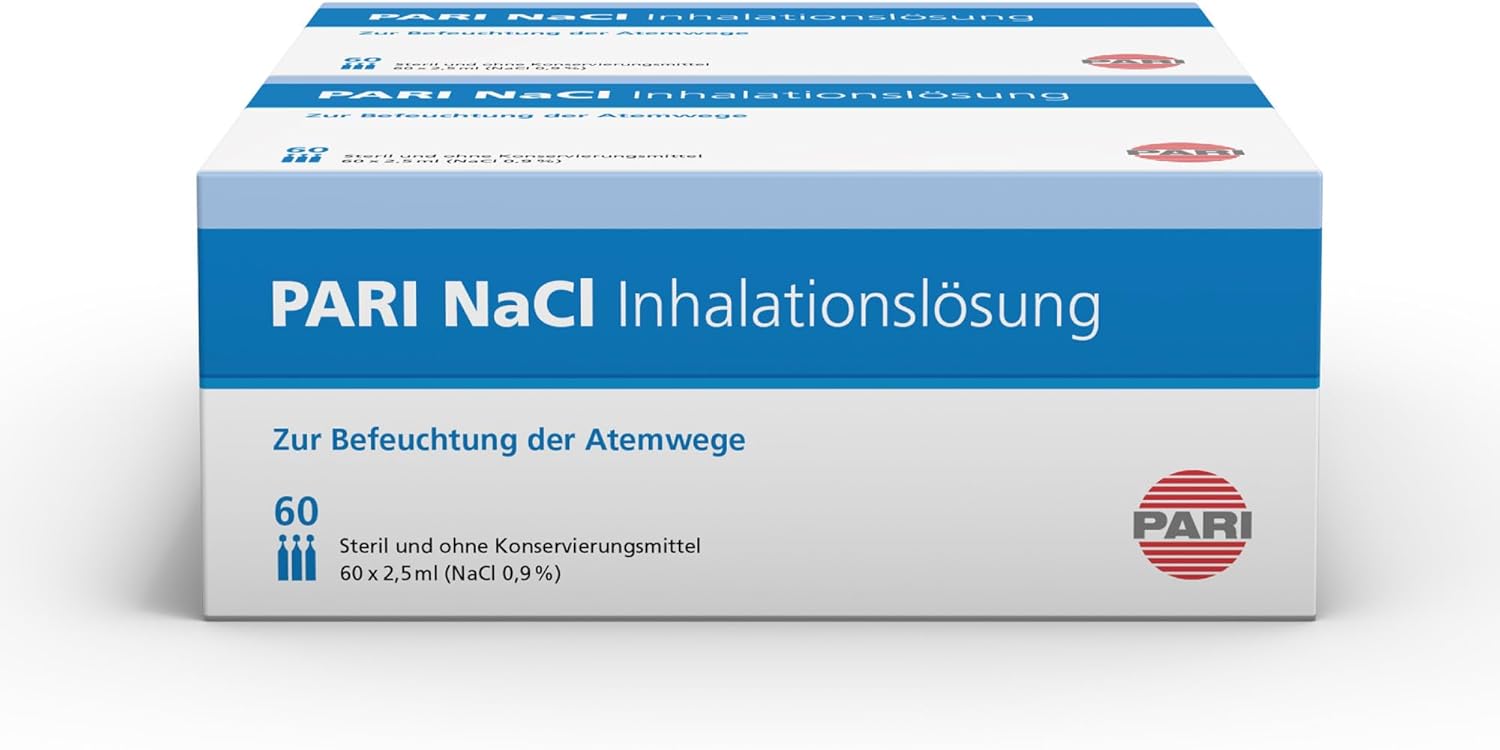 Thumbnail 6 de PARI Kochsalzlösung zum Inhalieren – 60 Ampullen à 2,5 ml, steril, ohne Konservierungsstoffe