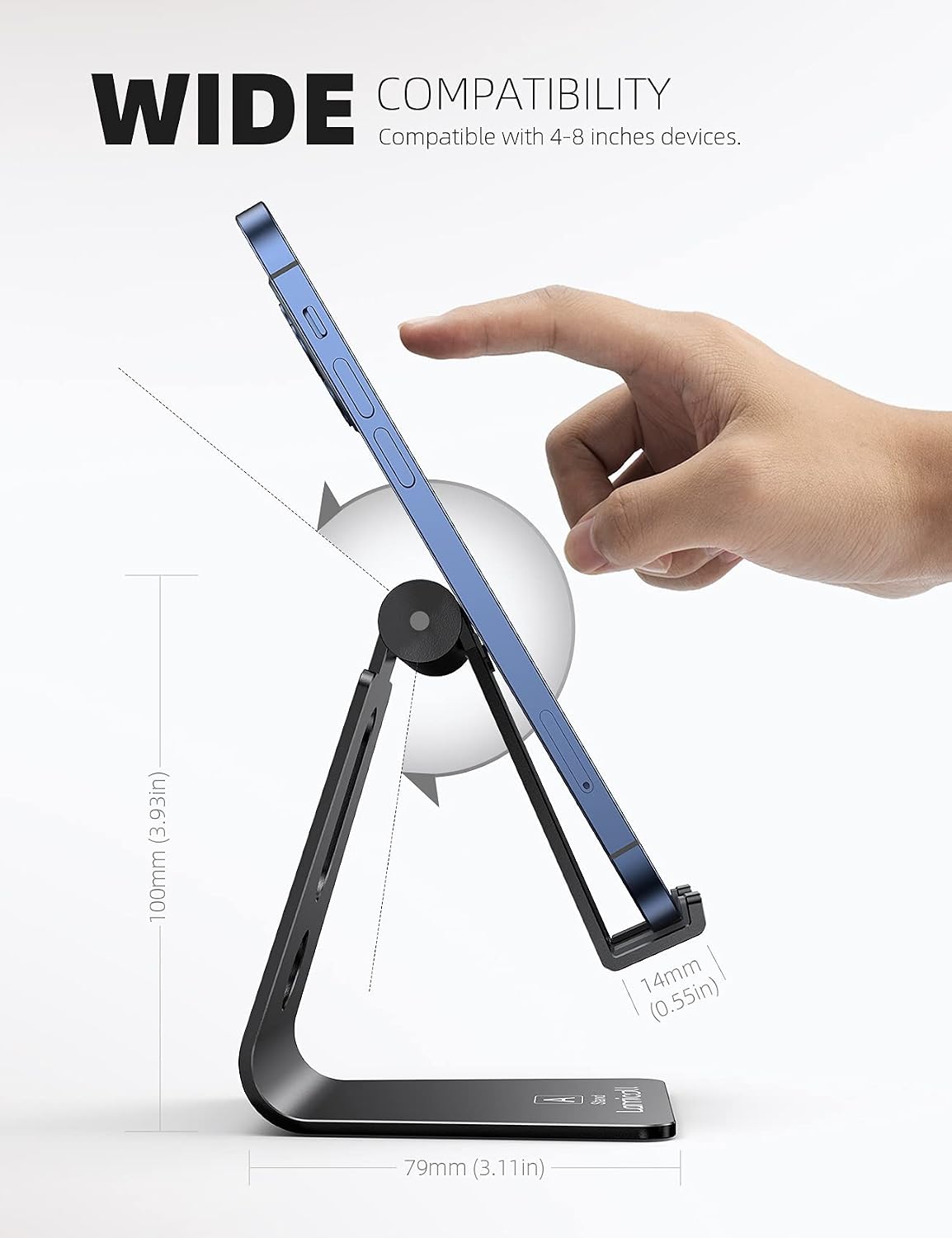 Thumbnail 4 de Lamicall Adjustable Phone Stand 14 mm