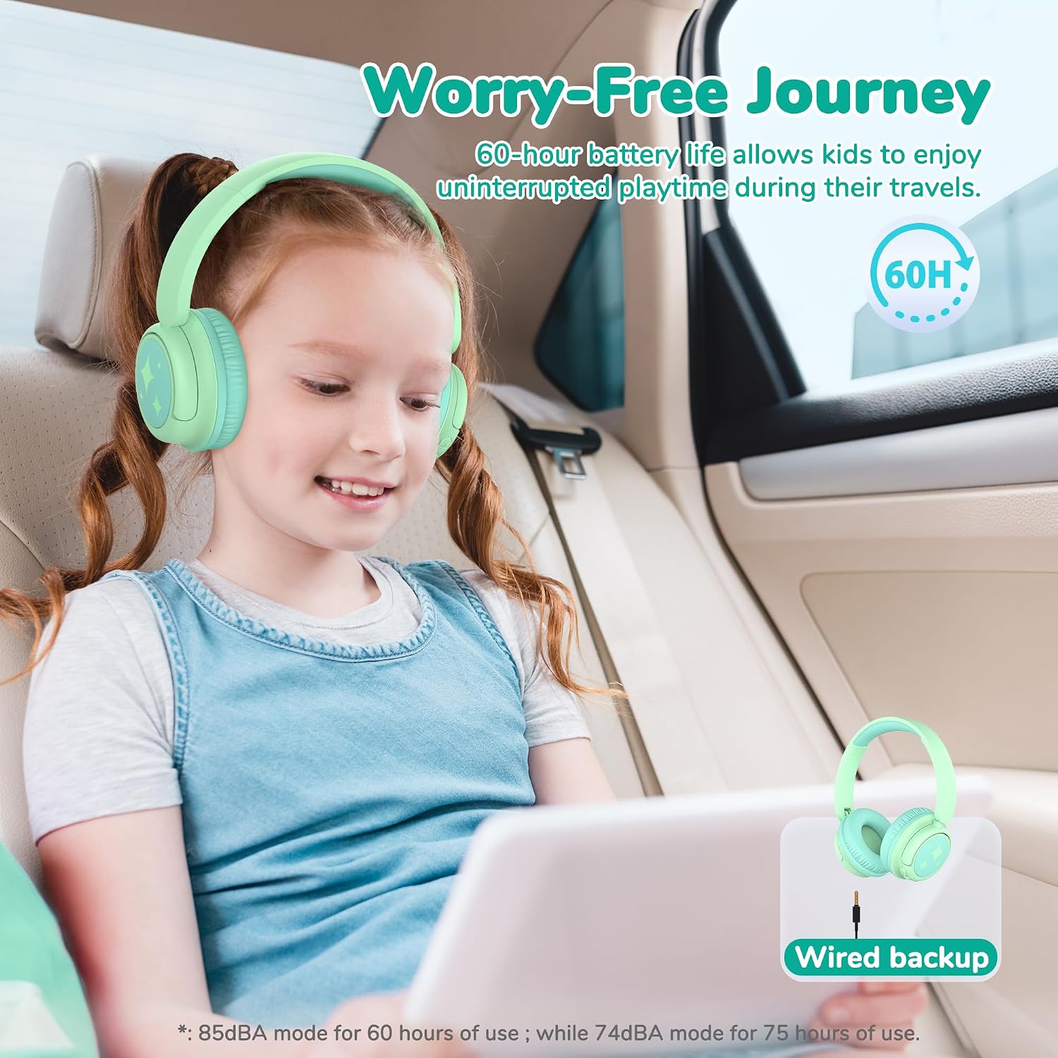 Thumbnail 1 de iClever BTH22 Kids Headphones Wireless