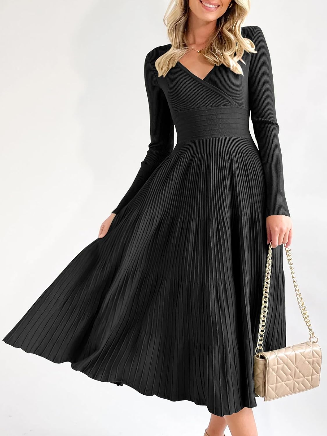 Thumbnail 1 de Saodimallsu Midi Sweater Dress