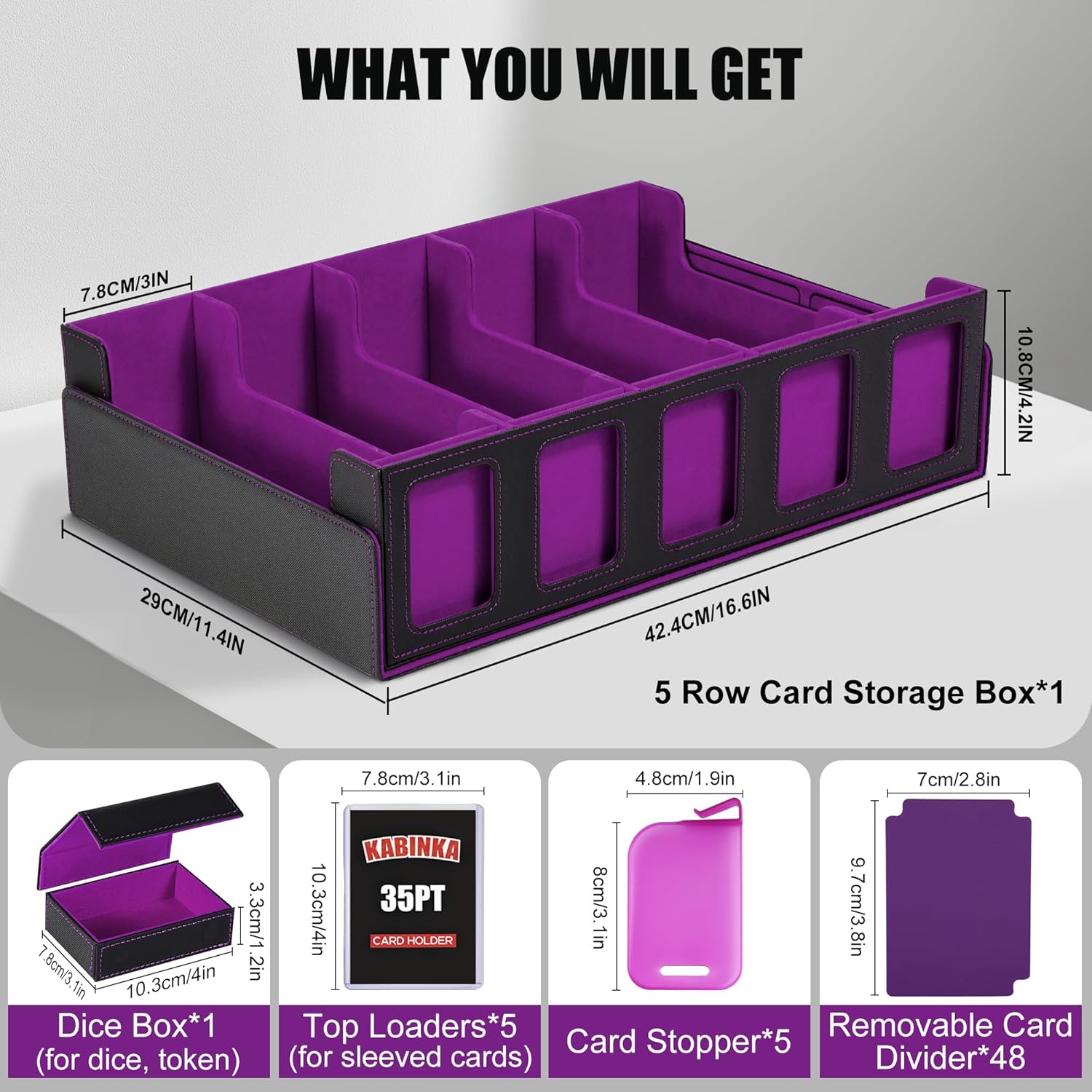 Thumbnail 2 de Trading Card Storage Box 3900+