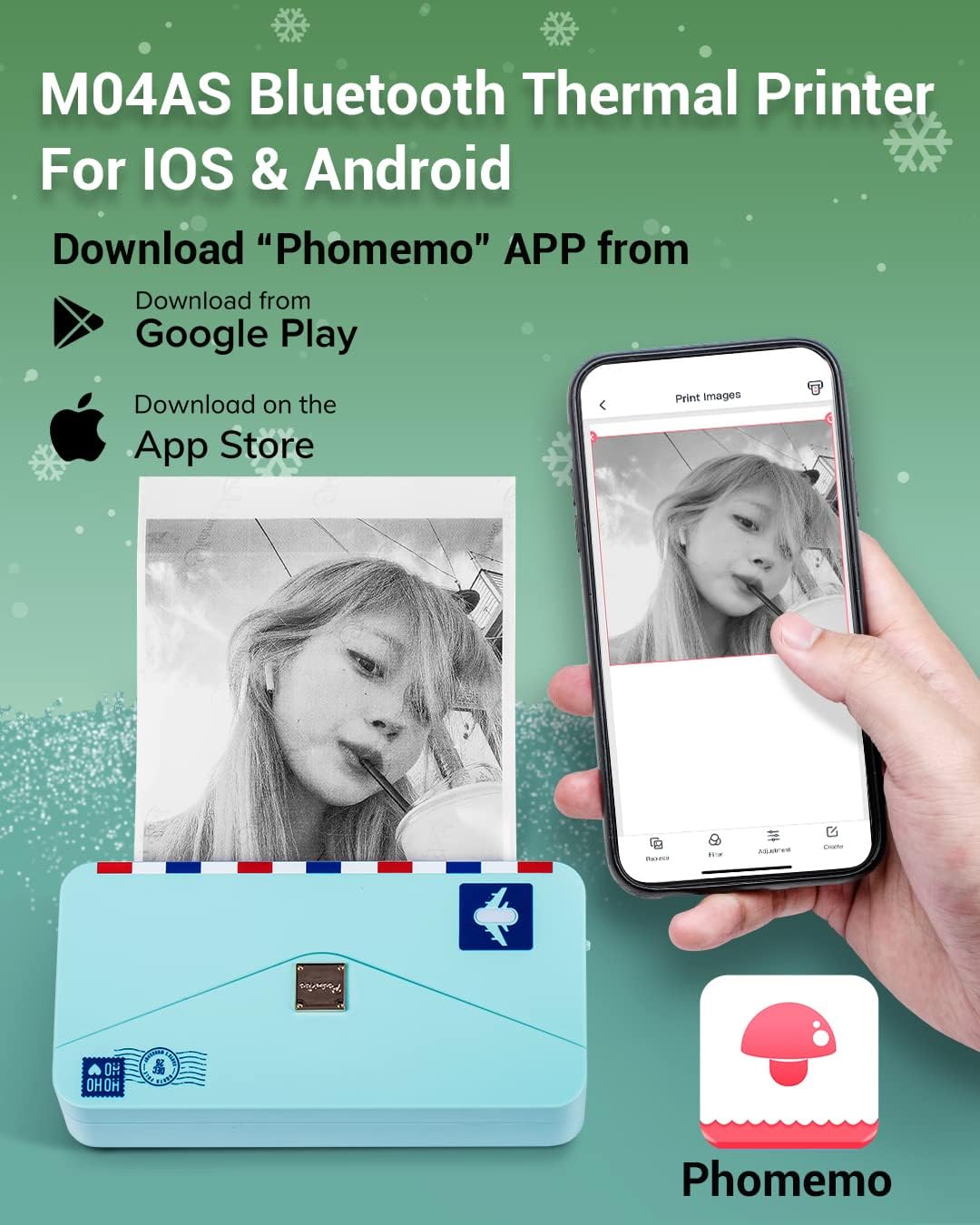 Thumbnail 2 de Phomemo M04AS stampante 110 mm 🖨