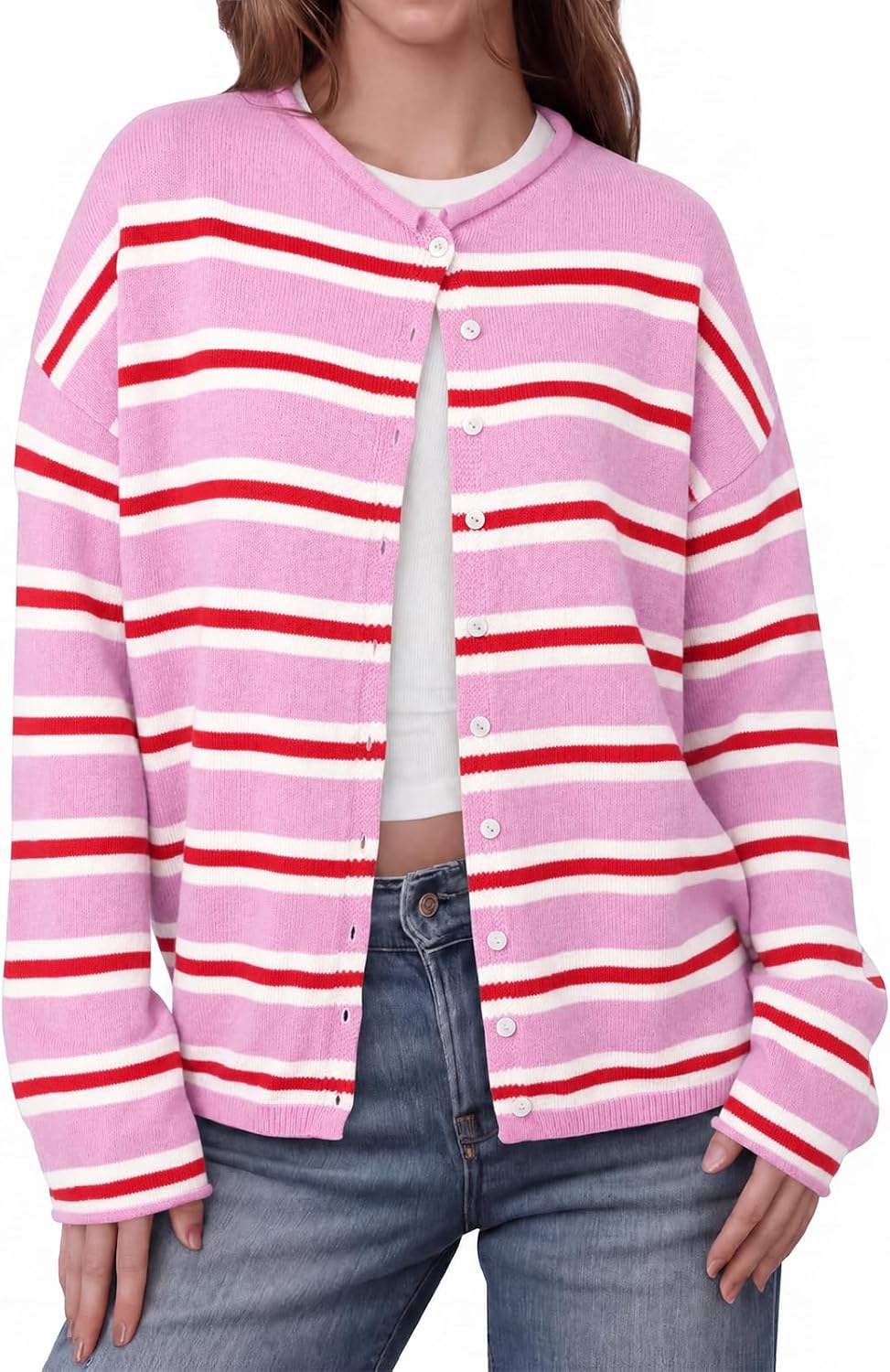Thumbnail 6 de Saodimallsu Women's Lightweight Knit Cardigan