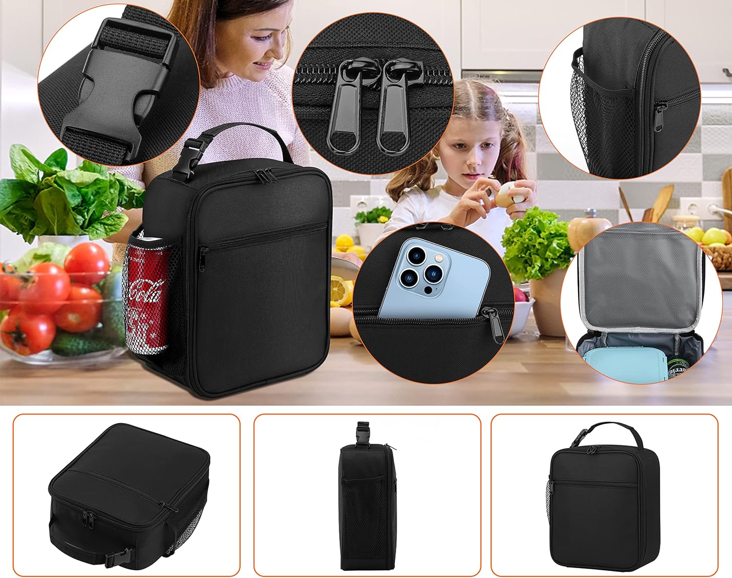 Thumbnail 3 de ZM-YOUTOO Lunch Box insulated small lunch bag