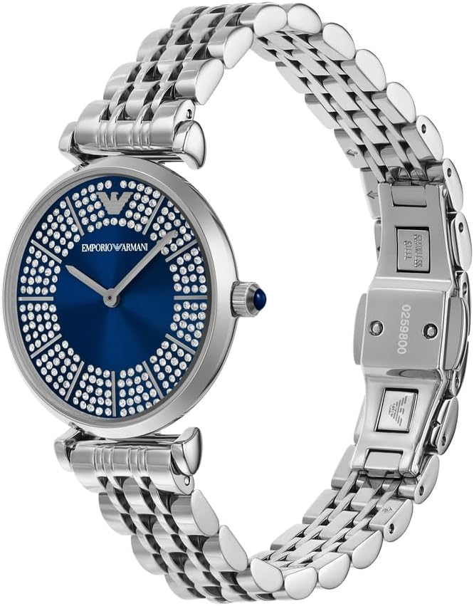 Thumbnail 2 de Emporio Armani Orologio da donna in acciaio con cassa 32 mm e cinturino inox