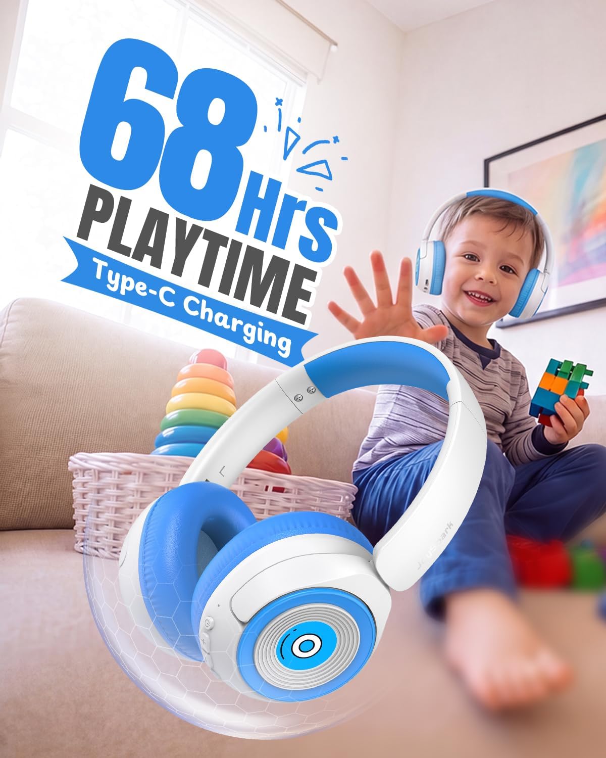 Detalle de JoySpark Kids Bluetooth Headphones T2