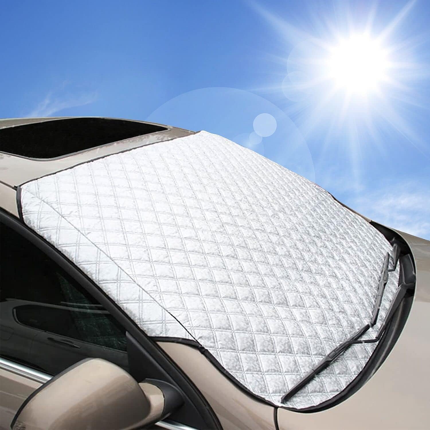 Detalle de BEEWAY Car Windshield Cover heavy-duty windscreen protector