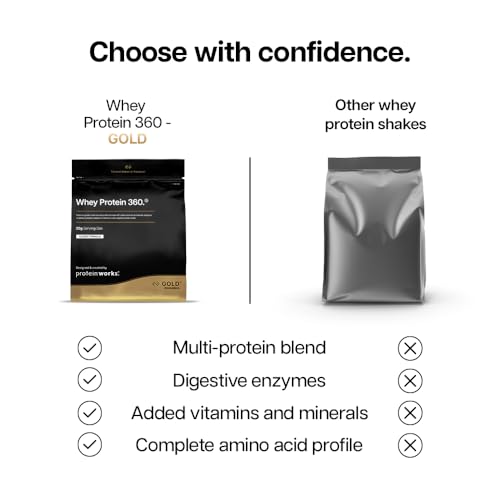 Detalle 2 de Protein Works Whey Protein 360 - Gold, French Vanilla, 1.2kg