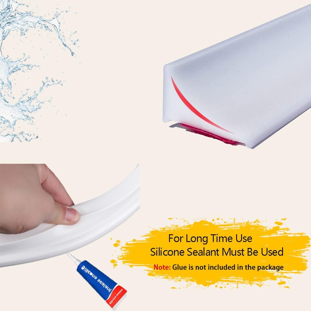 Thumbnail 2 de 3m Grey silicone shower seal strip