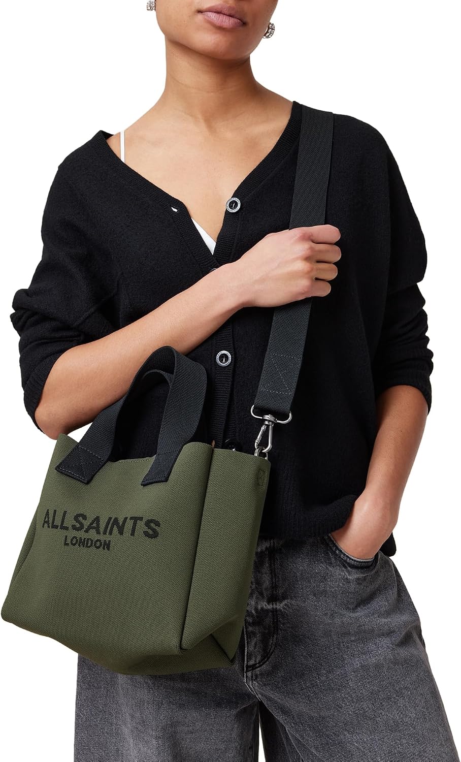 Thumbnail 6 de ALLSAINTS W237XA Izzy Mini Tote Black