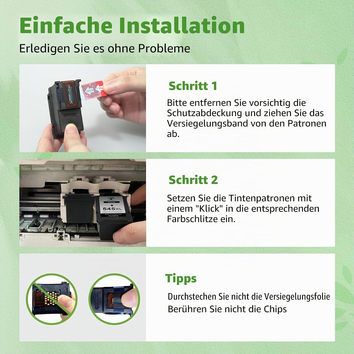 Thumbnail 6 de GREENSKY 545 546 XL Multipack 2er-Pack Druckerpatronen đź–¨