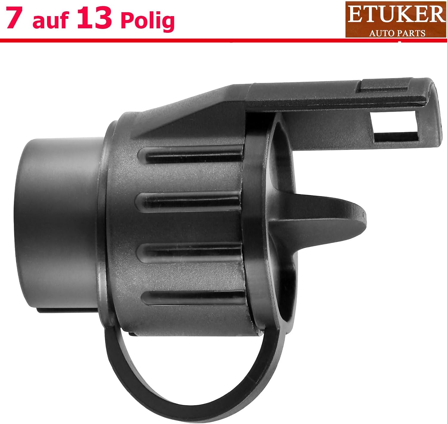 Thumbnail 5 de ETUKER Anhänger-Adapter 7 auf 13-polig (Steckdose 7-polig → Stecker 13-polig) – wasserdicht