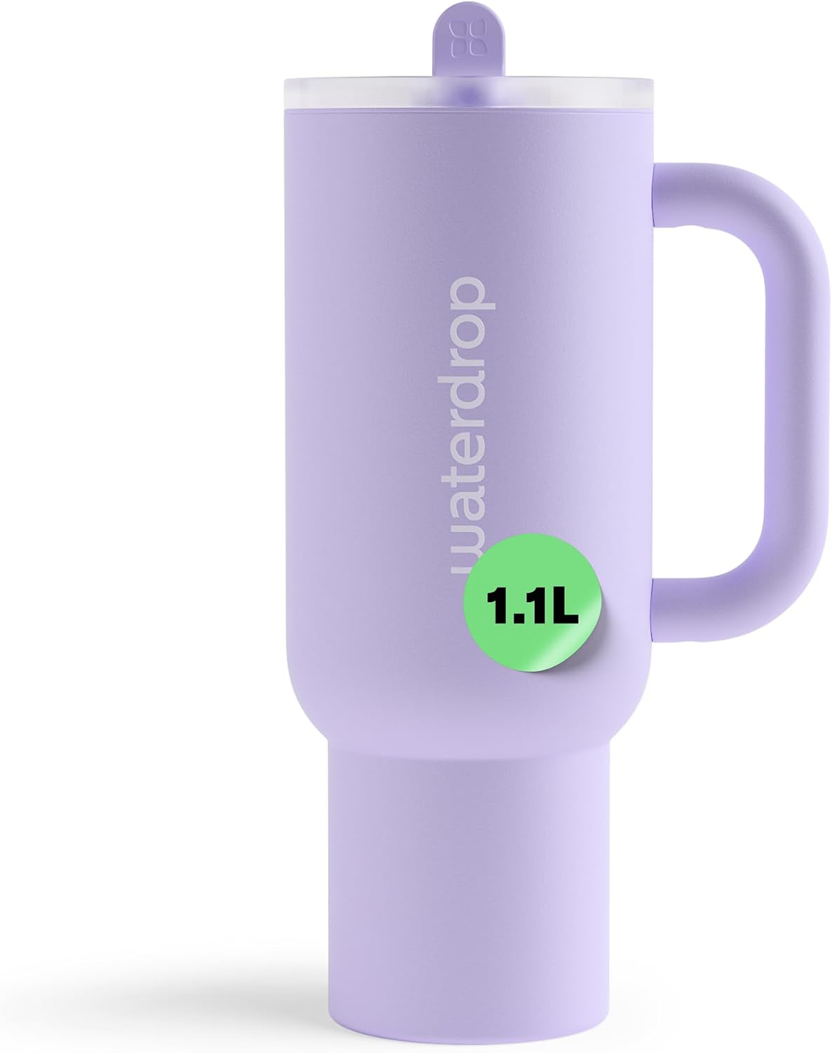 Thumbnail 6 de waterdrop® Thermobecher mit Strohhalm 1,1L – Auslaufsichere Edelstahl-Trinkflasche mit klappbarem Mundstück