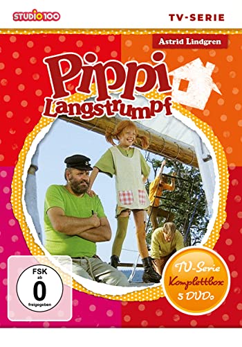 Detalle de LEONINE Pippi Calzaslargas, serie completa en DVD con 5 discos