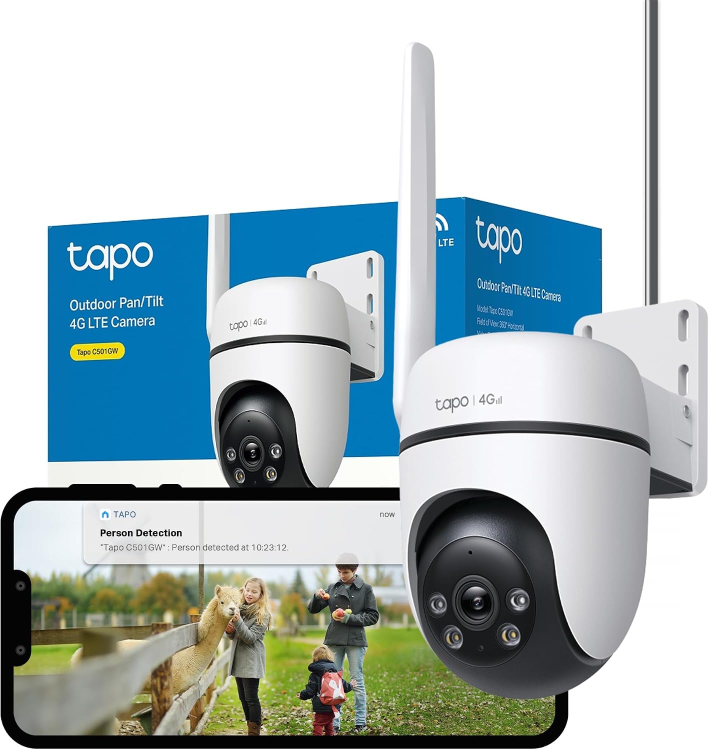 Detalle de TP-Link Tapo C501GW 1080P 4G LTE outdoor security camera