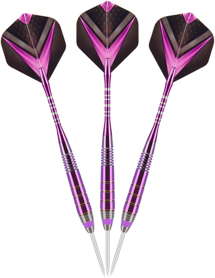 Detalle de Steel Tip Darts Set (3 Pack) with Aluminium Shafts and Darts Case