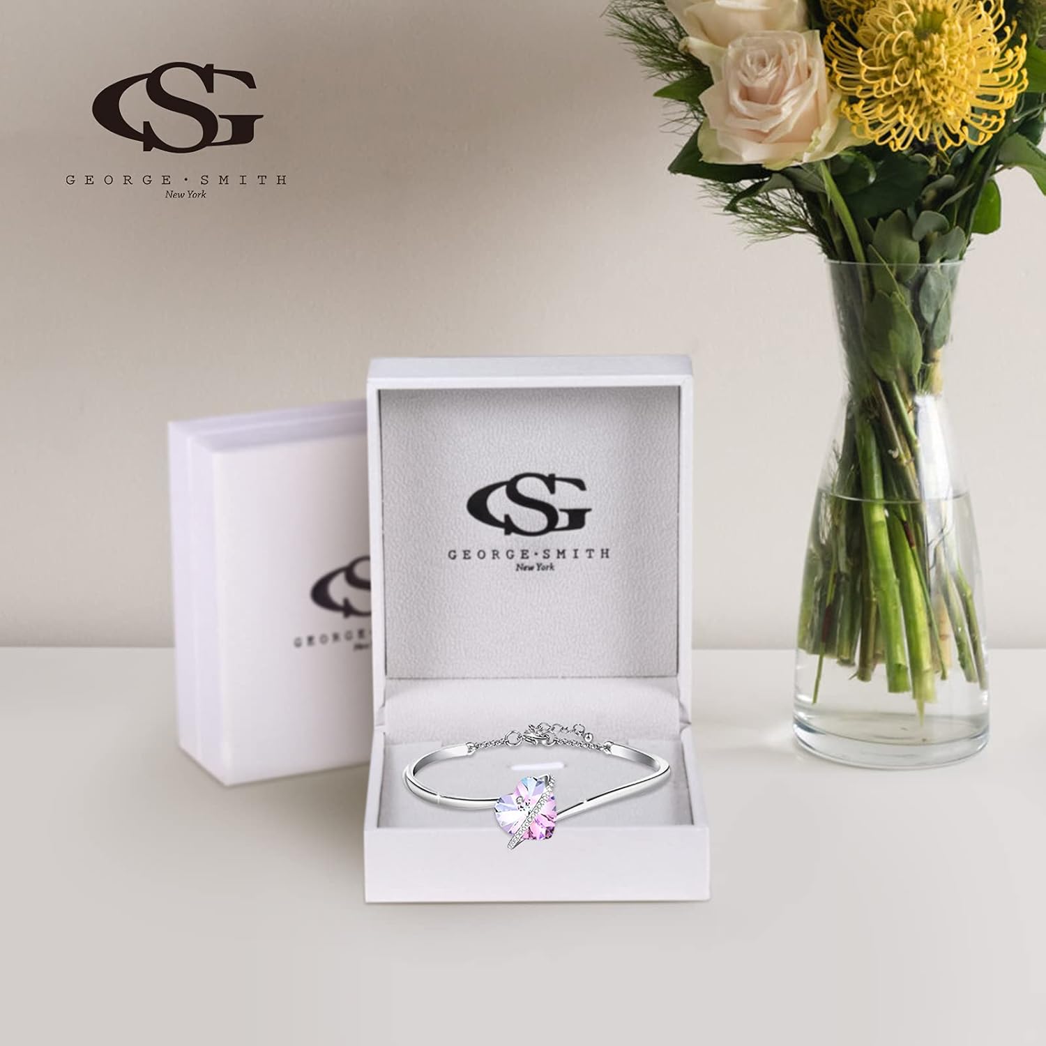 Thumbnail 5 de GEORGE · SMITH Bracelet cœur réglable 6,89"