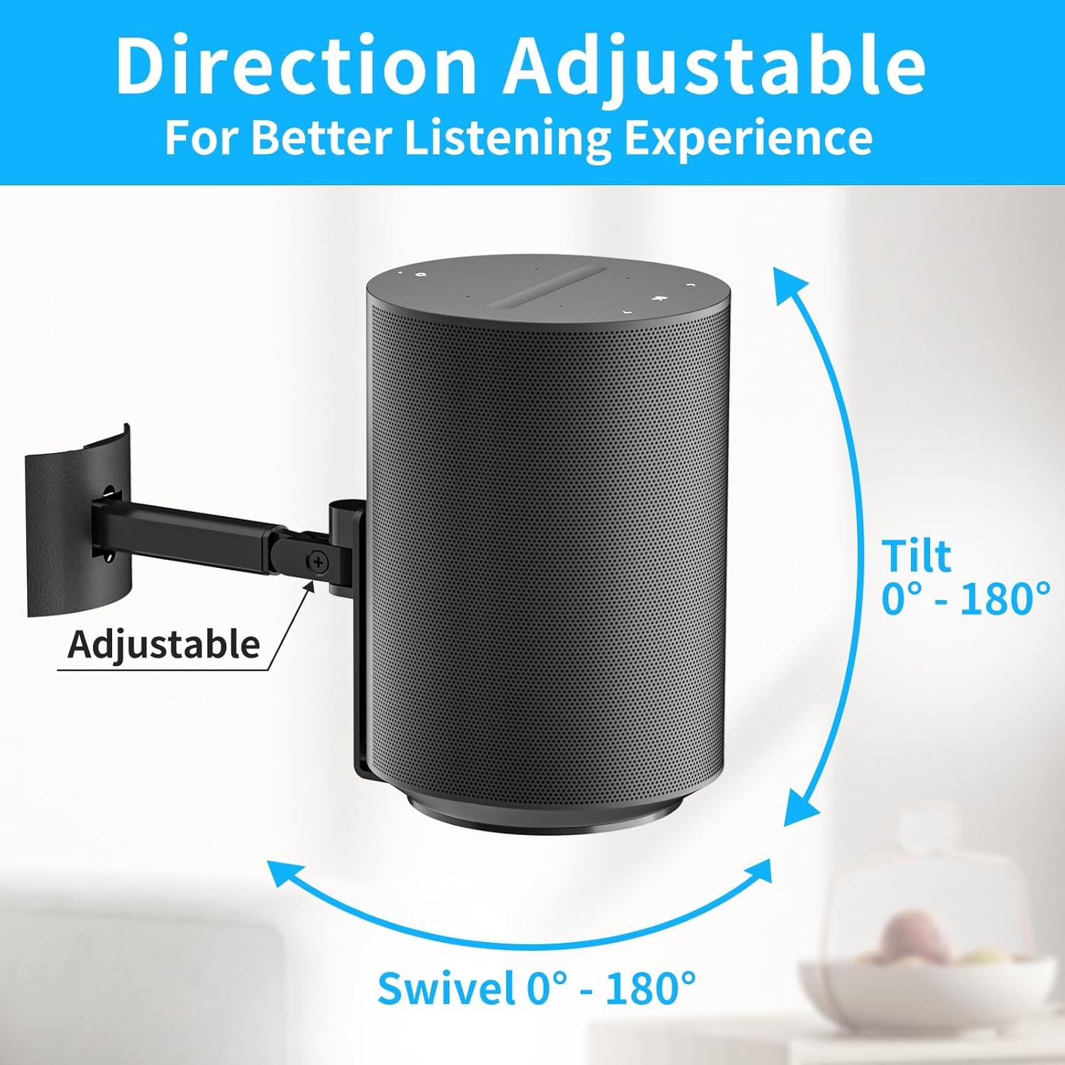 Thumbnail 2 de Speaker Wall Mount or Ceiling Mount for Sonos Era 100