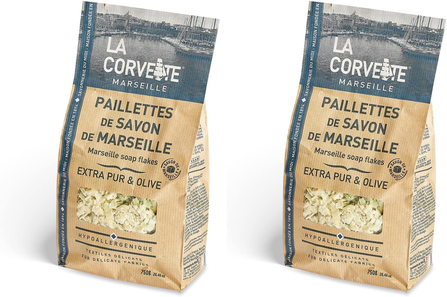 Thumbnail 4 de La Corvette: Sapone di Marsiglia in scaglie 100% vegetale, 750 g