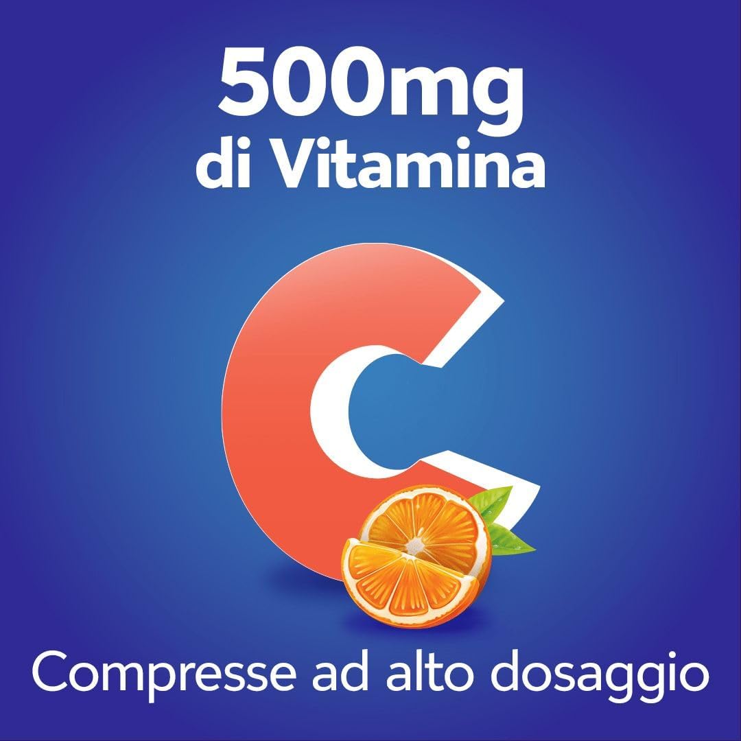 Detalle de Cebion Vitamina C 500 mg Masticabile Arancia – 120 Compresse: supporto immunità e metabolismo