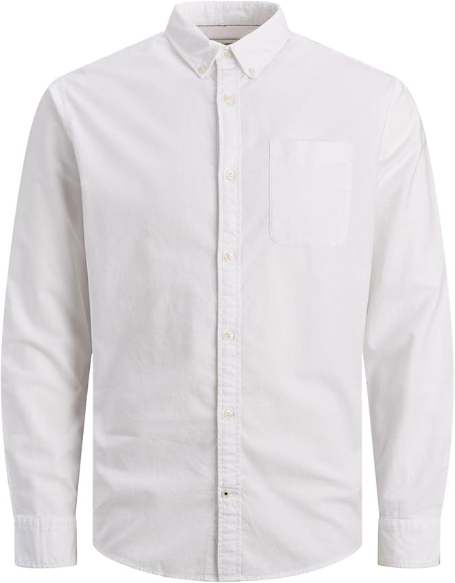 Jack & Jones Jjeoxford Camisa blanco S 1 pieza 😊
