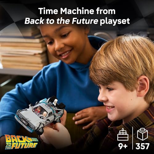 Detalle de LEGO Speed Champions Time Machine (77256) from Back to the Future — Dual Build Modes