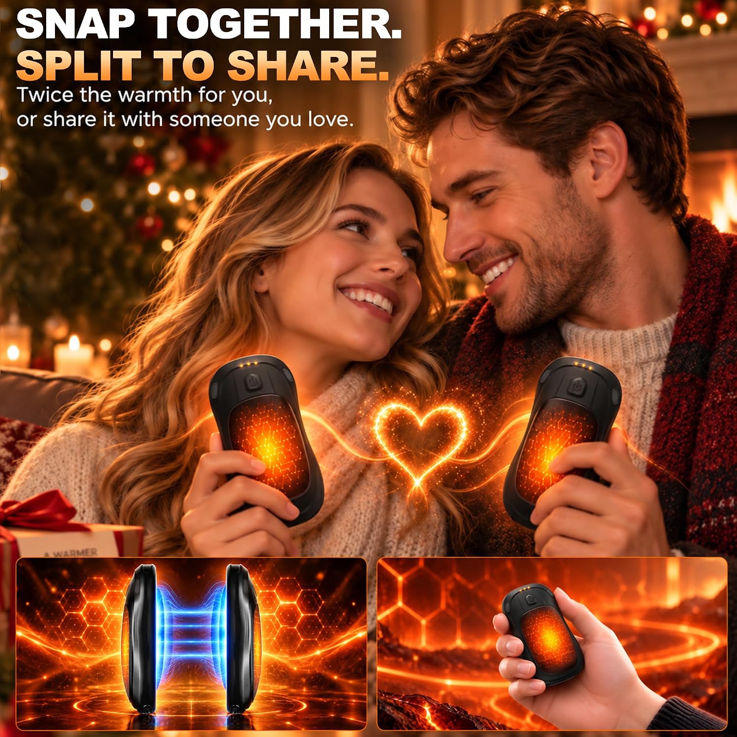 Thumbnail 6 de MKG TT-06 Rechargeable Hand Warmers, Magnetic 2-Pack with 3 Heat Settings