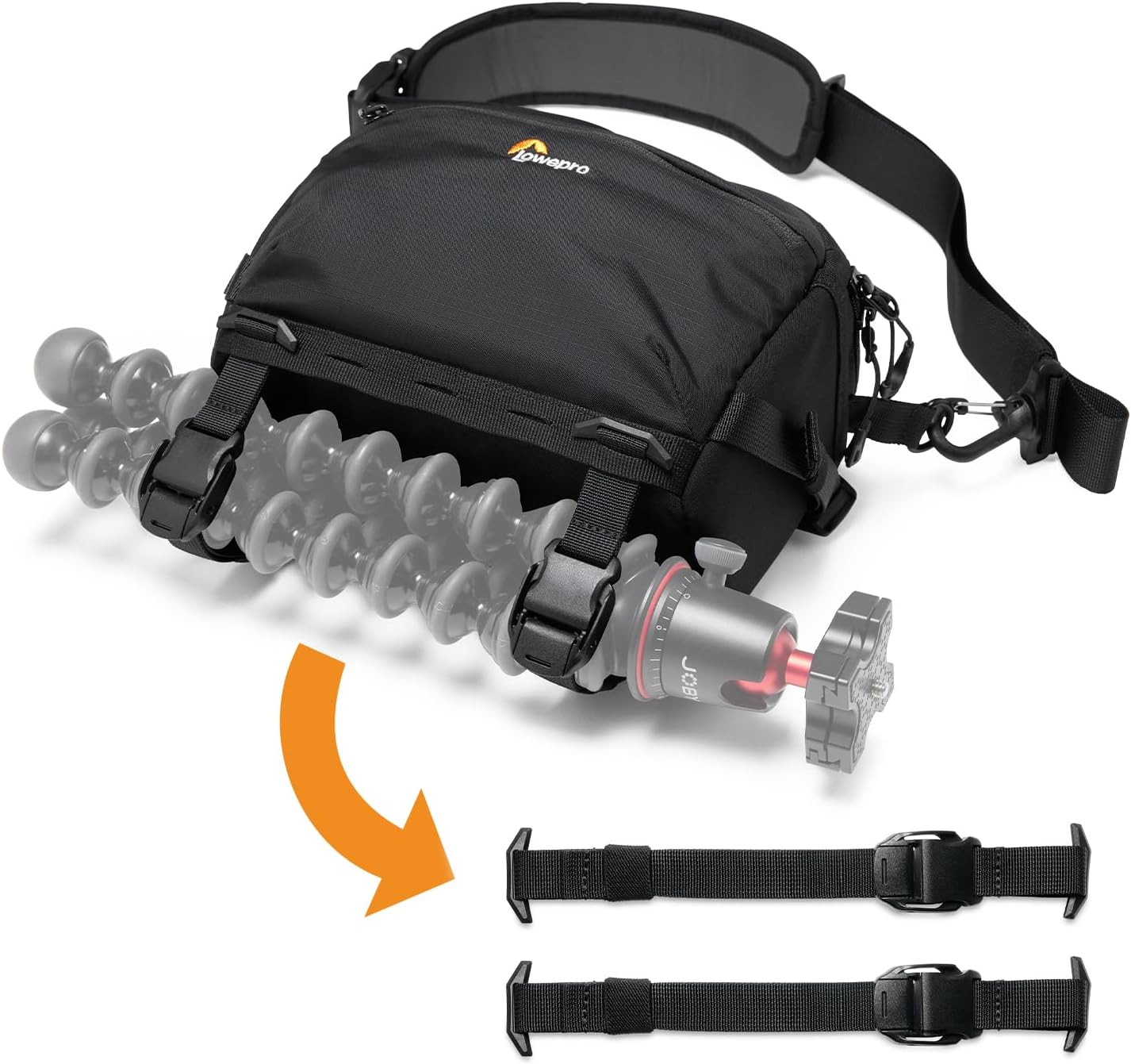 Thumbnail 3 de Lowepro ProTactic Lite SLX 110 AW III camera sling bag with rain cover (4L)