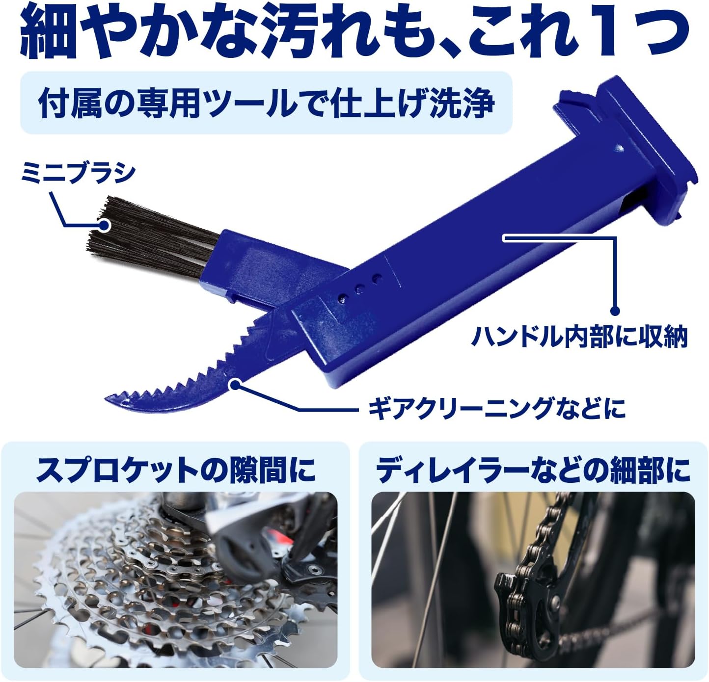 Detalle de SurLuster S-158 チェーンクリーニングマシン、3面ブラシ・専用ツール付き