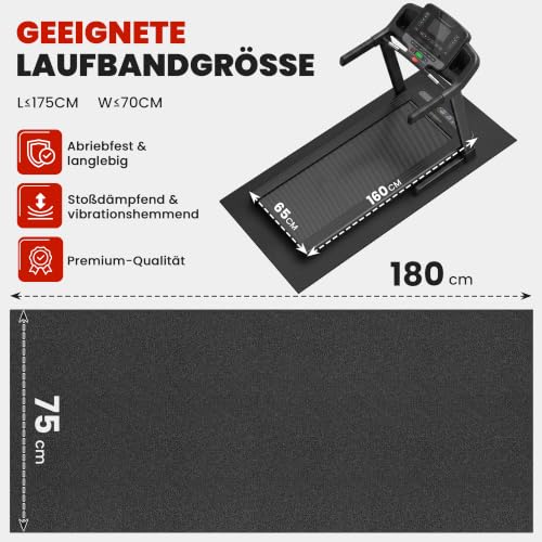 Detalle de THAILE Bodenschutzmatte 180 × 75 cm aus hochdichtem PVC, rutschfest