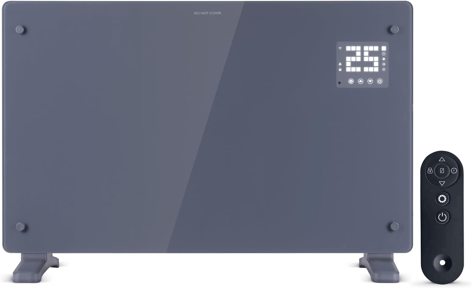 Detalle de Devola DVPW2000G 2000W smart glass panel heater