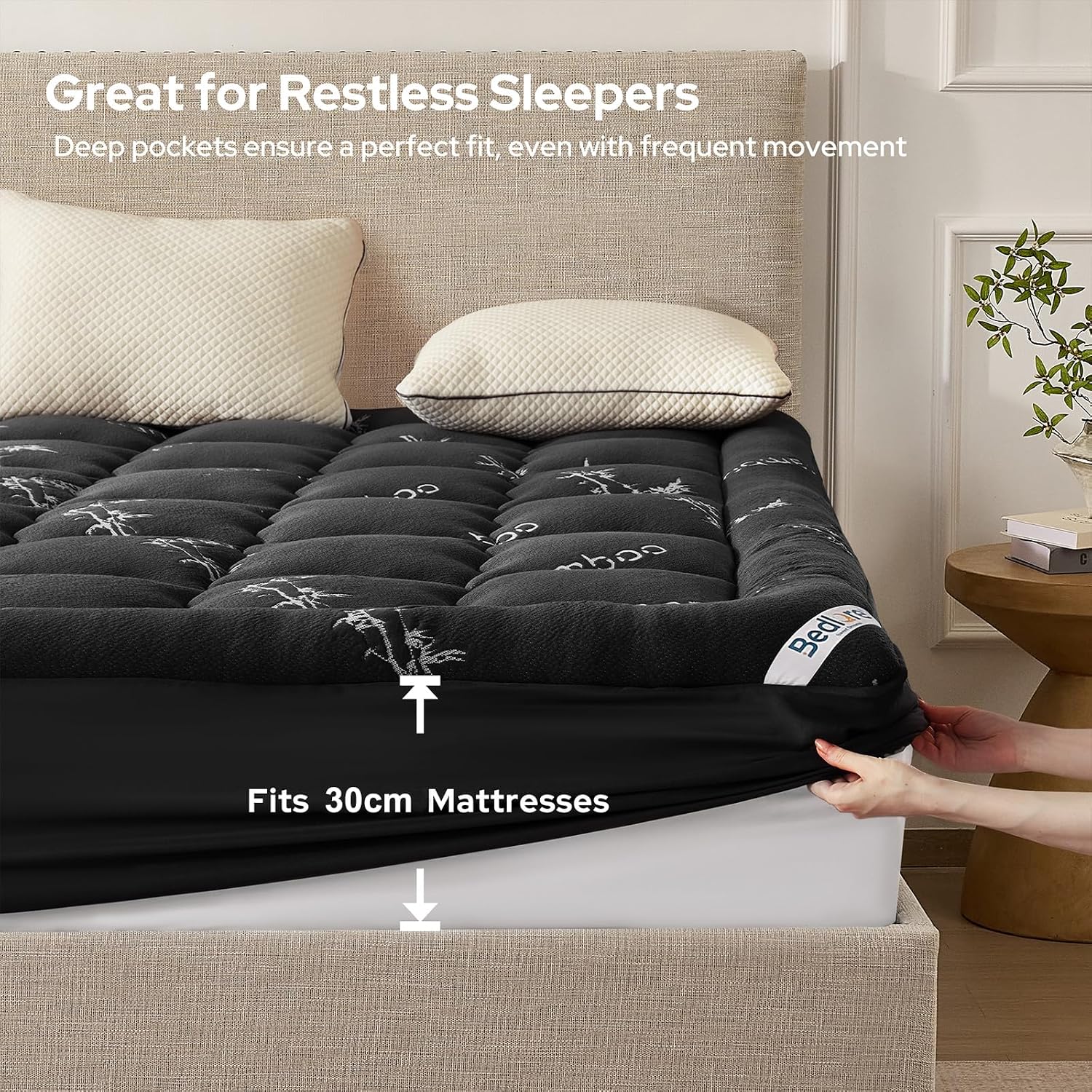Thumbnail 6 de BEDLORE Mattress Topper Double Bed