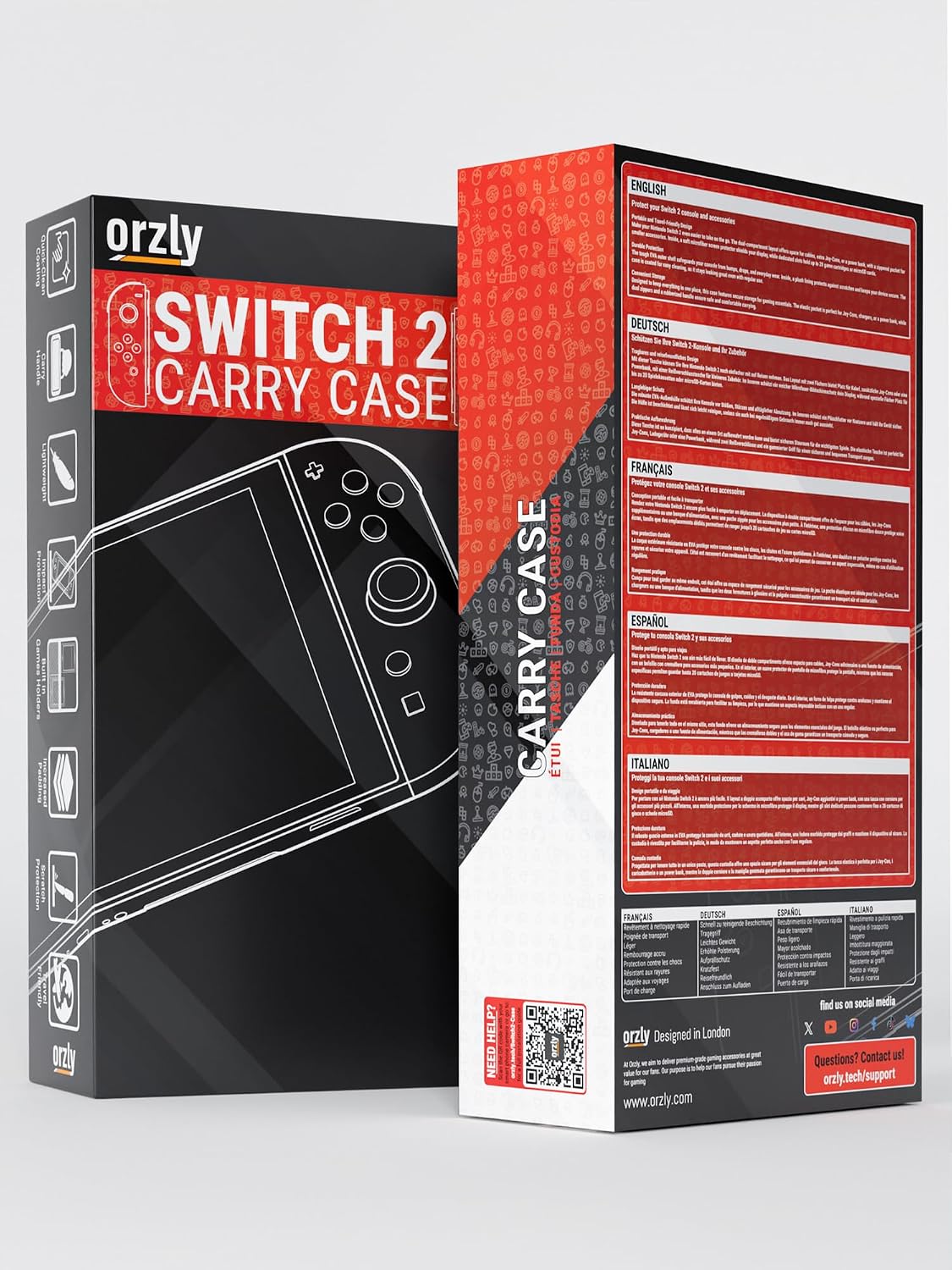 Detalle de Orzly Tragetasche für Nintendo Switch 2 7,9 Zoll