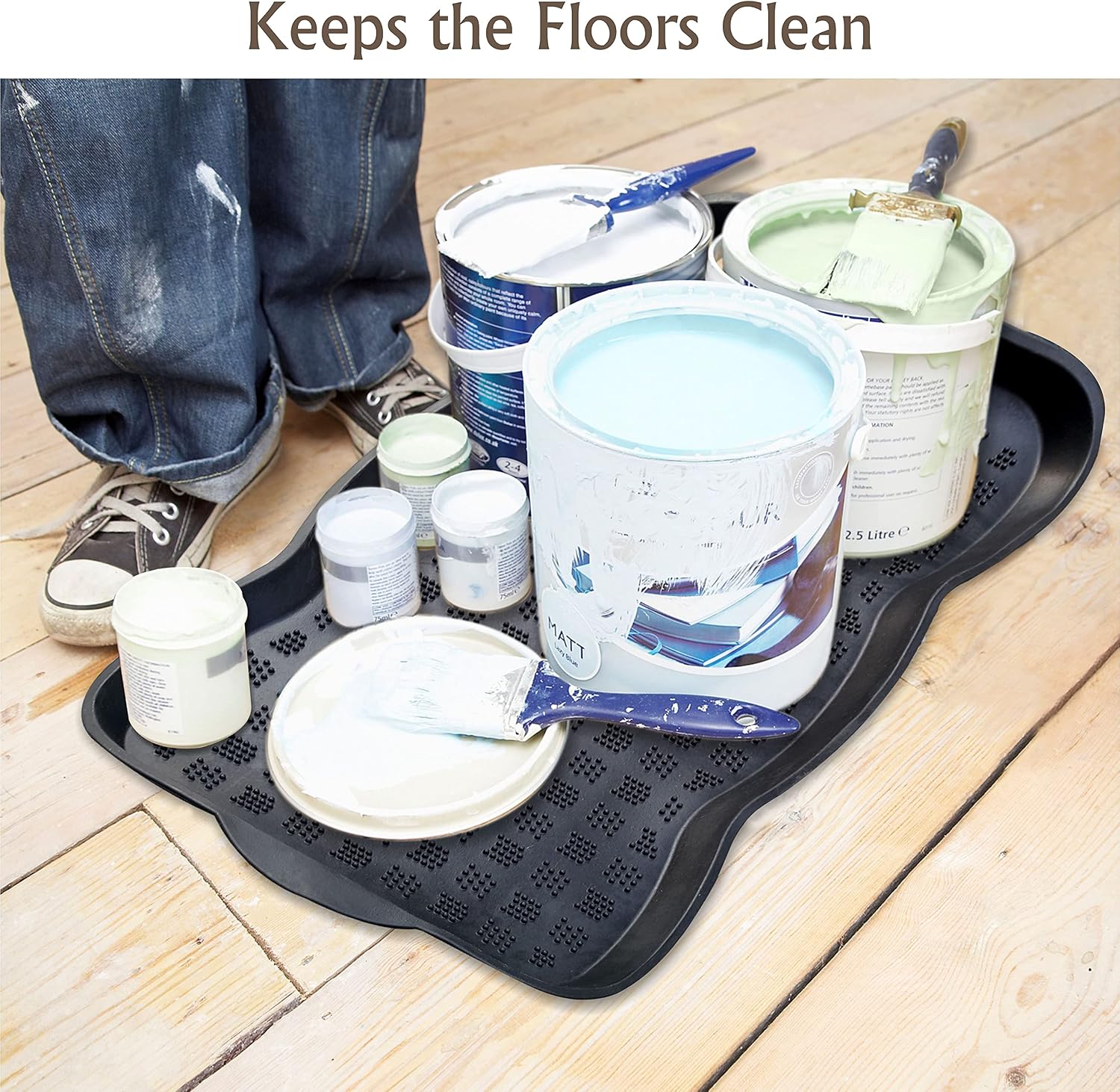 Thumbnail 6 de VORX Multipurpose Shoe Boot Tray Rubber Mat — washable 1% donation