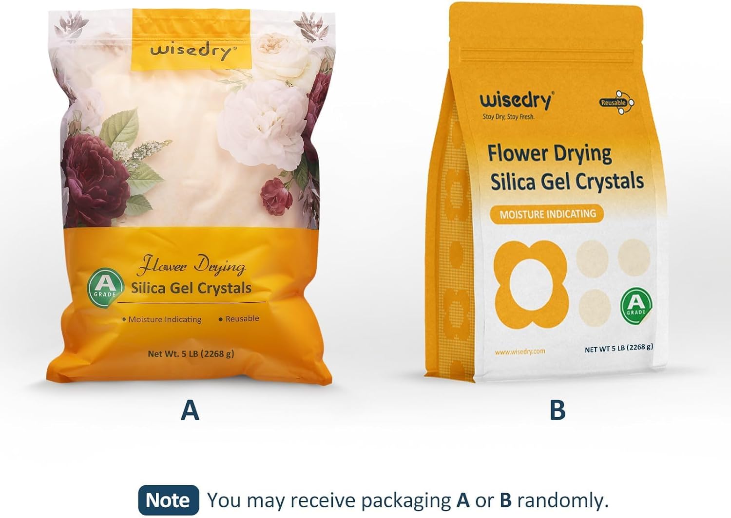 Detalle de wisedry Gel de silice pour fleurs 2,2 kg