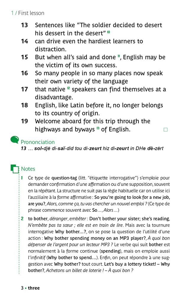 Detalle 2 de Perfectionnement Anglais – illustrerad tryckt bok för engelska språkstudier