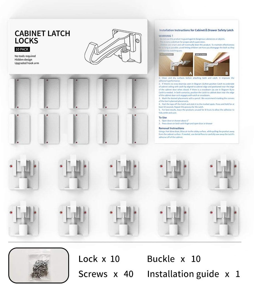 Thumbnail 5 de CalMyotis Child Safety Cupboard Locks