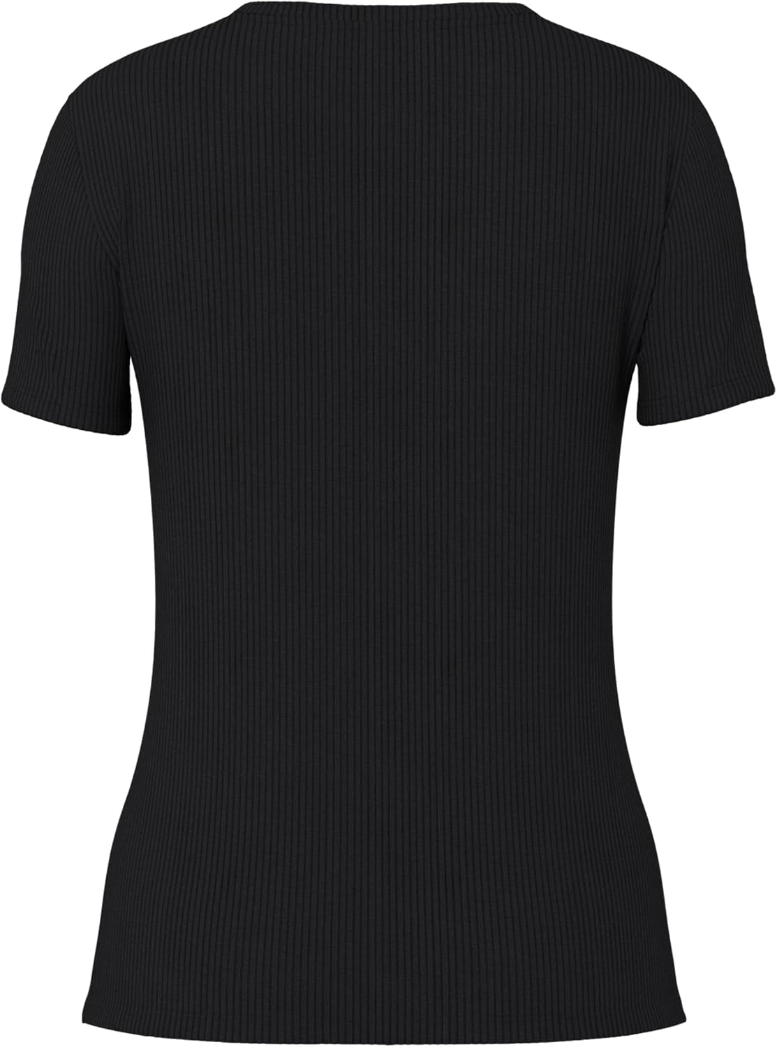 Detalle de PIECES Women's Pcruka Ss Top Noos Bc T-Shirt (Pack of 1) – Ribbed Short Sleeve Regular Fit