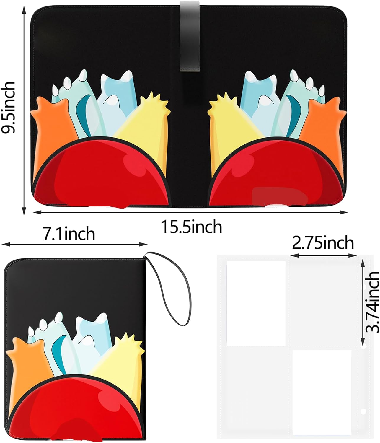 Thumbnail 1 de Qurzou Card Binder Holder 440 pockets, 55 sheets 📚