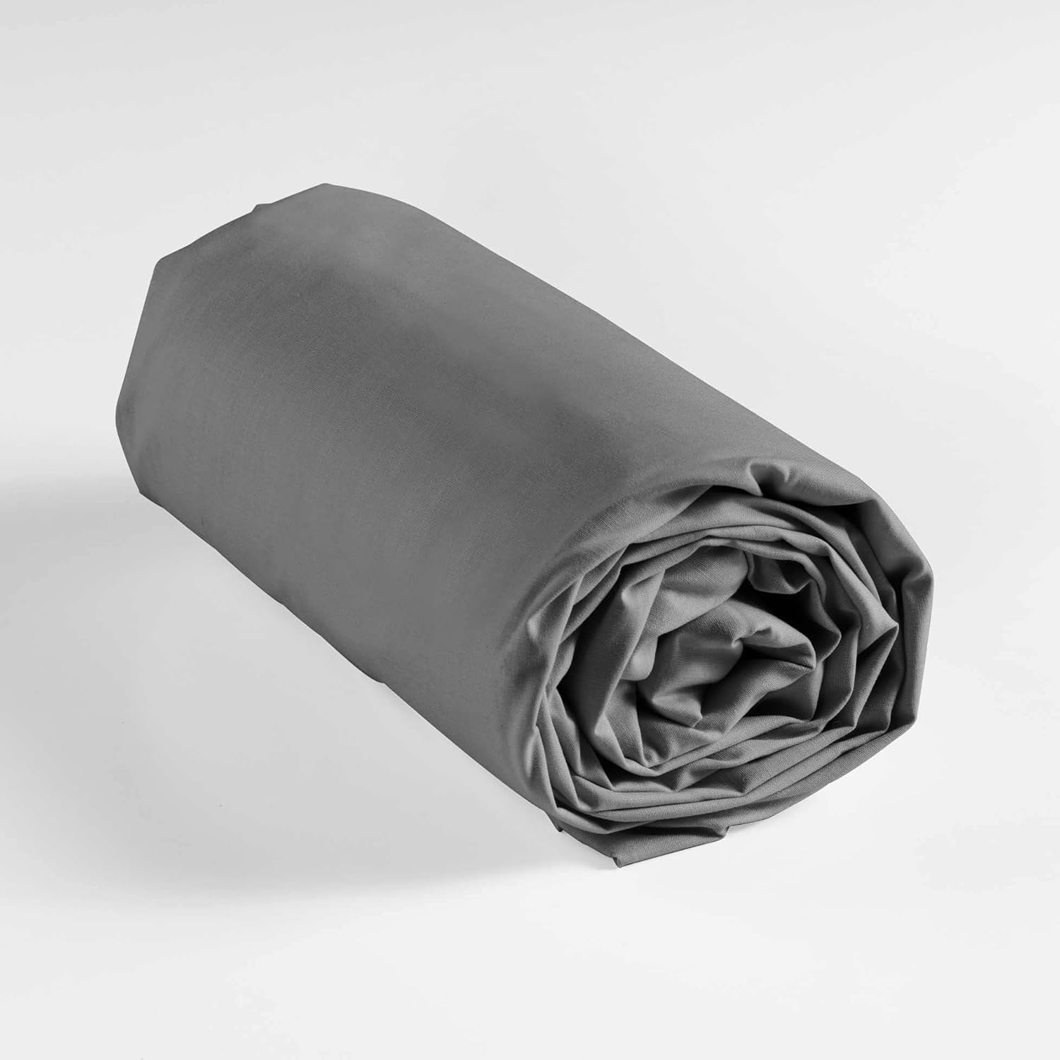 Thumbnail 1 de Douceur d'intérieur, Drap Housse Lina Anthracite (160 x 200 cm) – 100% coton