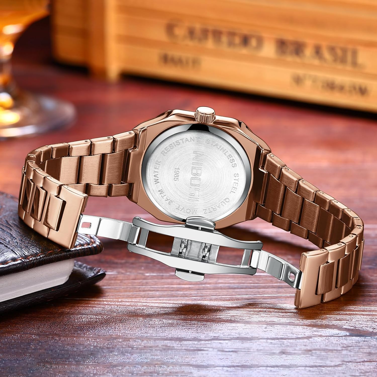 Thumbnail 3 de NIBOSI Orologio uomo analogico 3 ATM
