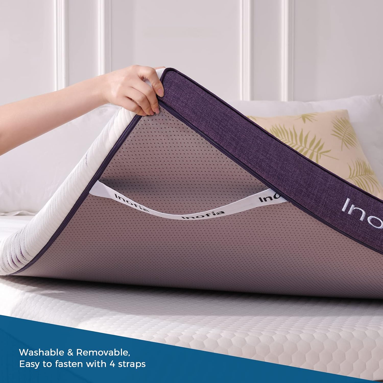 Thumbnail 5 de Inofia Sleep Gel Memory Foam Topper 8cm
