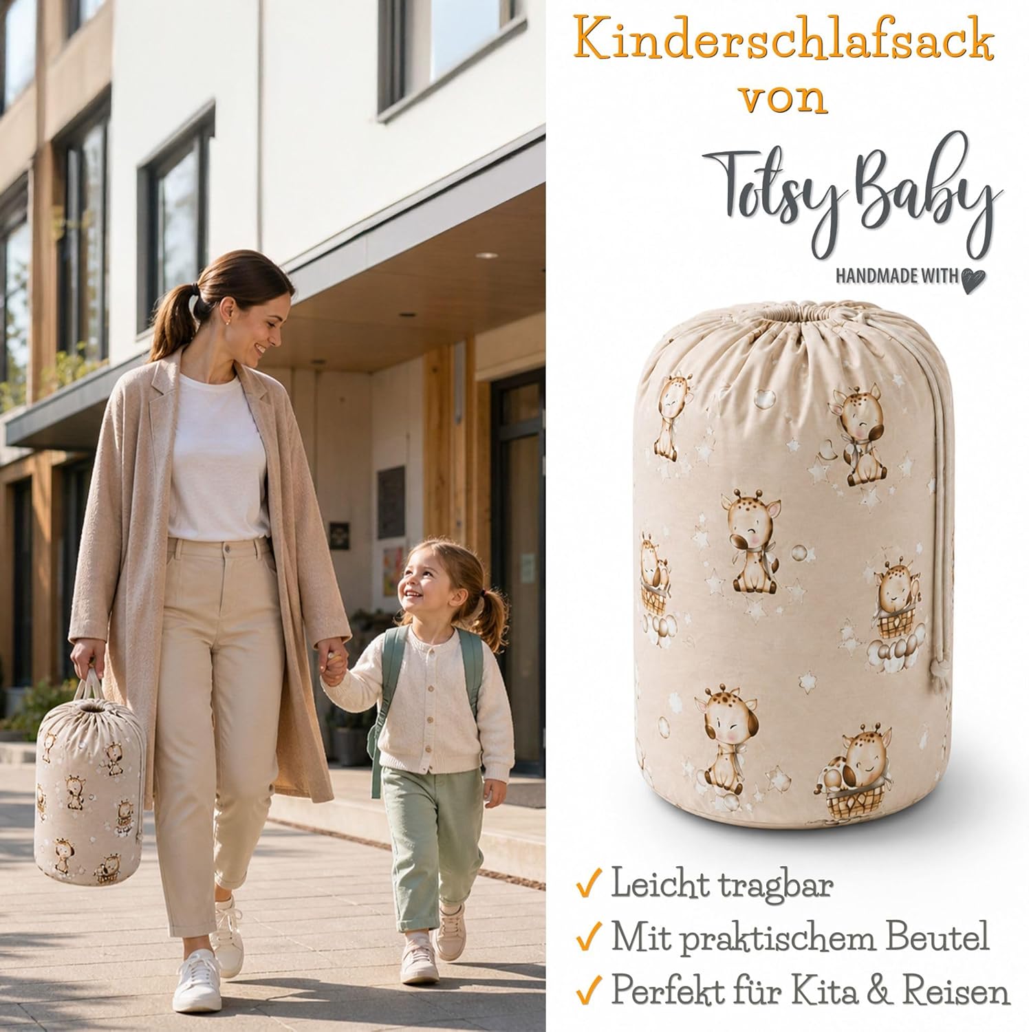 Detalle 2 de Schlafsack Kinder 75x140 cm Eulen